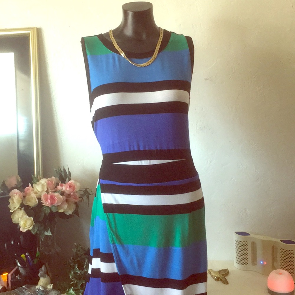 Lane Bryant Sleeveless Mock Wrap Dress